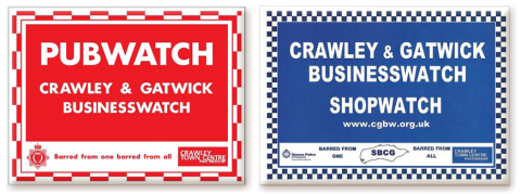 Pubwatch and shopwatch offender cards